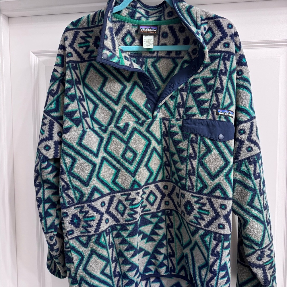 Patagonia Geometric Fleece Synchilla